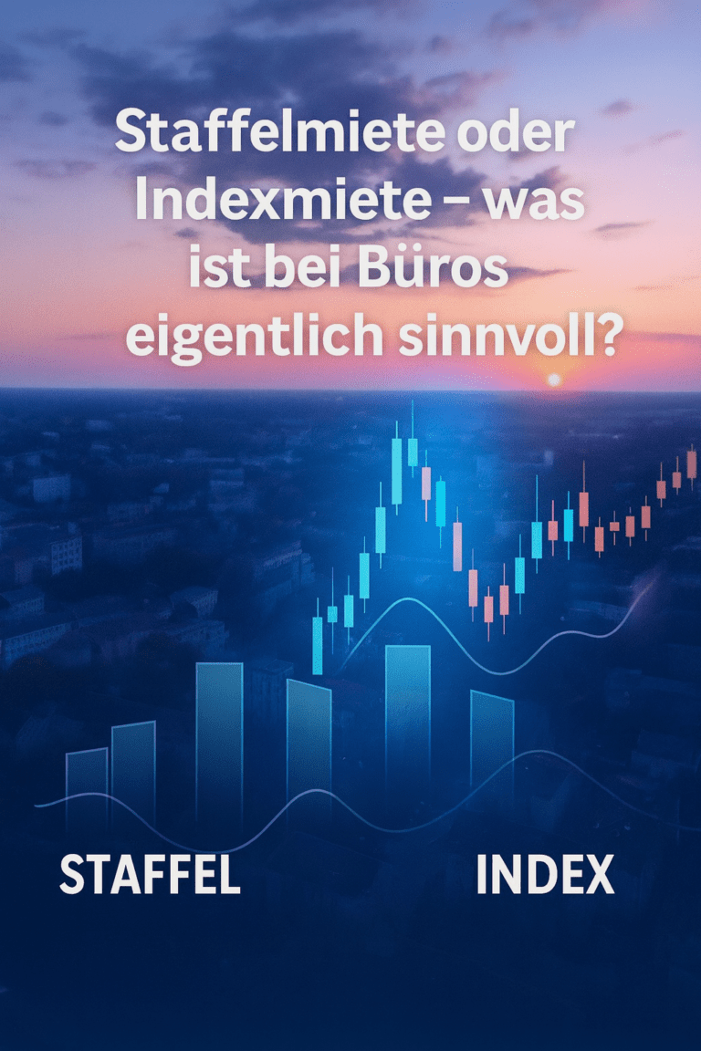 Staffelmiete oder Indexmiete – was ist bei Büros eigentlich sinnvoll?