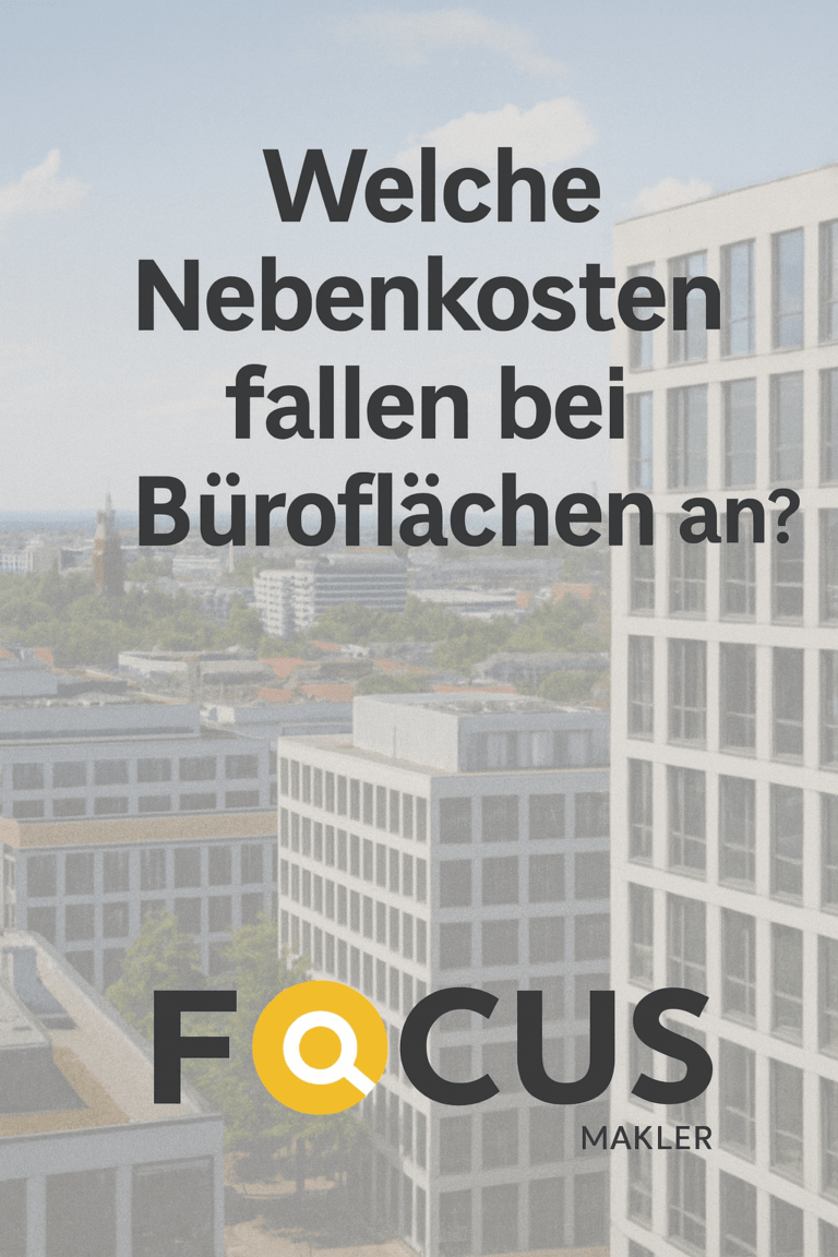 Welche Nebenkosten fallen bei Büroflächen an?
